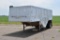 1977 Shopbuilt 23' hopper bottom grain trailer