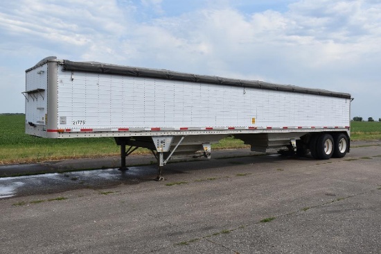 1989 Wilson "Pacesetter" DWH200 43' hopper bottom grain trailer