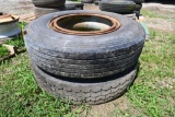 (2) 11R24.5-14 tires