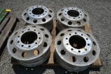 (4) 22.5 aluminum wheels