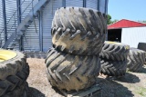 (2) 66x43/25 tires and wheels