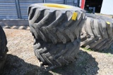 (2) 48x25-20 tires and wheels