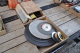 (2) boxes of grinding discs and welding stick