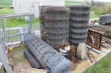 (5) partial rolls of woven wire