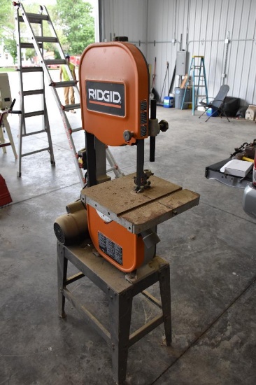 Ridgid bandsaw on stand