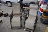 2 Folding lawn chairs