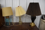 3 Table lamps