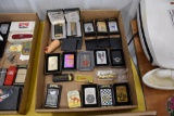 Flat of zippo and Harley Davidson lighters