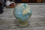 World globe on stand