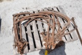 Stack of hay hooks