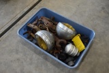 Set of lights and older wrenches