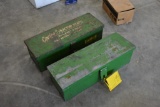 (2) Metal tool boxes