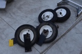 (4) Dolly wheels