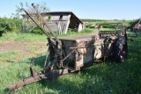 Vintage ground driven manure spreader