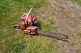 Vintage chainsaw