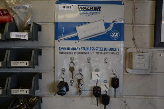 Walker muffler metal key board
