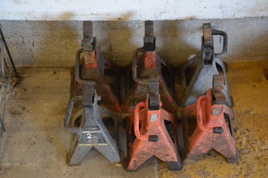 (6) various jack stands