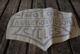 Large Harley Davidson window sticker