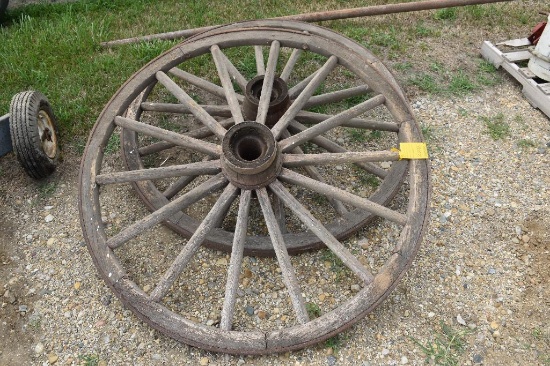 (2) spoke wagon wheels