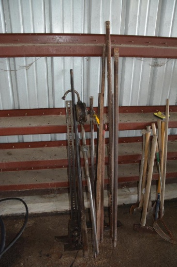 Selection of long handled tools
