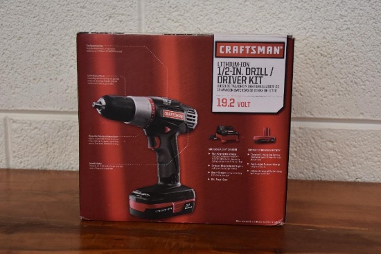 Craftsman 19.2 Volt Lithium-Ion 1/2 in. Drill/ Driver kit