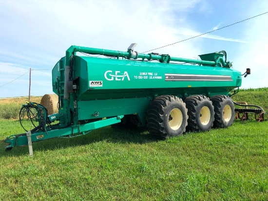 2014 Houle 7300 manure tanker
