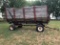 Wood flare box silage wagon