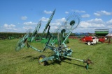 John Deere 702 8 wheel hay rake