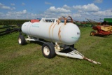 1,000 gal. NH3 tank on running gear