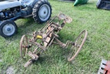 John Deere sulky one bottom plow