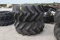 (2) 30.5L-32 tires and 15-bolt wheels for Case-IH combine