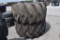 (2) 30.5LR32 tires