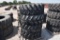 (4) 15R22.5 tires on 8-bolt wheels