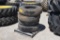 (4) 11.00R20 tires