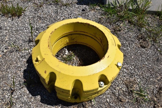 (2) John Deere 450 lb wheel weights