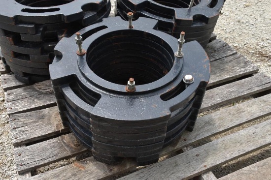 (8) New Holland wheel weights