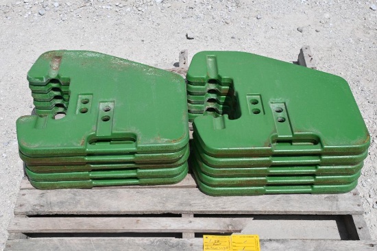 (10) John Deere suitcase weights