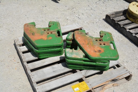 (12) John Deere suitcase weights