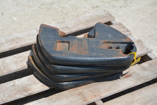 (4) Case-IH suitcase weights