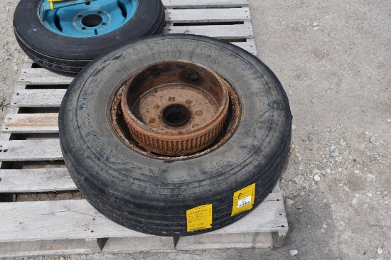 235/85R16 tire and wheel