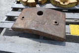 John Deere front pad weight