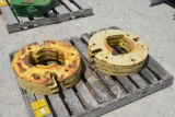 (6) John Deere wheel weights