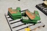 (12) John Deere suitcase weights