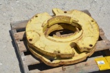 (2) John Deere wheels weights
