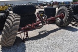 Rear axle off C-IH 2388 combine w/ rear wheel assist and 18.4-26 tires