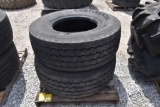(2) 425/65R22.5 tires
