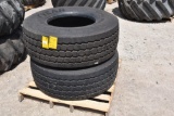 (2) 425/65R22.5 tires