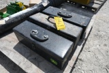 (3) John Deere tool boxes