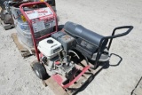 3,200 PSI pressure washer (as is) and Procom Magnum kerosene heater (as is)