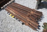 (50) Steel fence posts